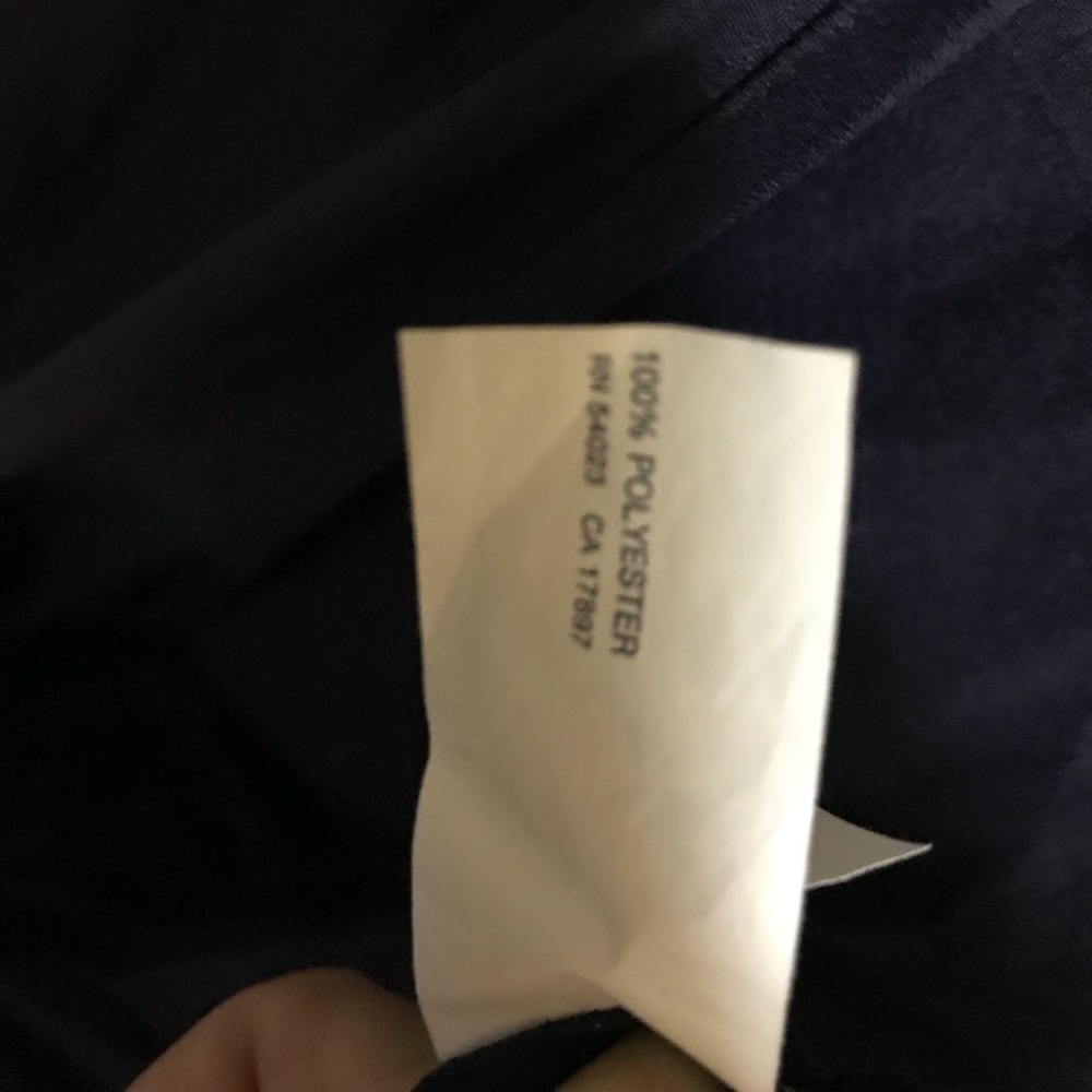 *5 for $25* Preloved Gap navy blue wrap dress SML - Picture 4 of 4